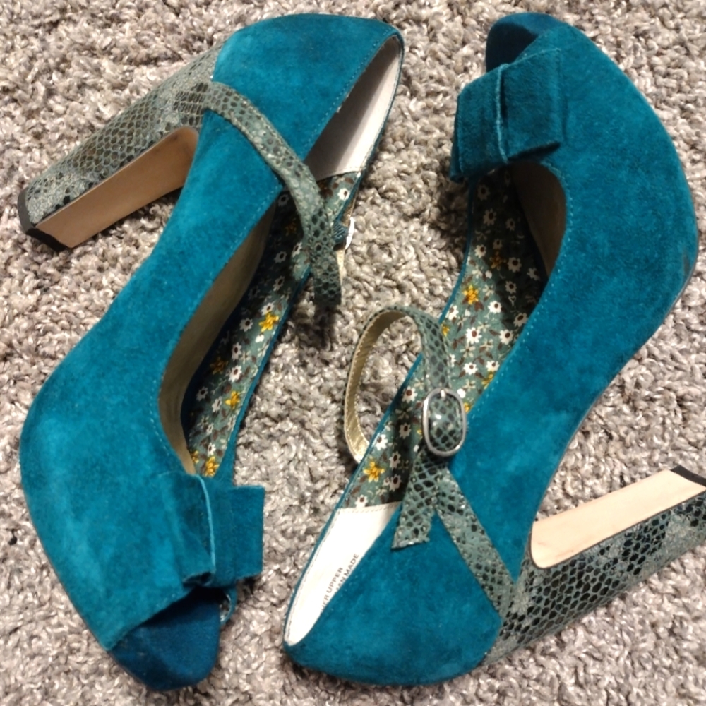 Seychelles | Size 8 | Turquoise Blue